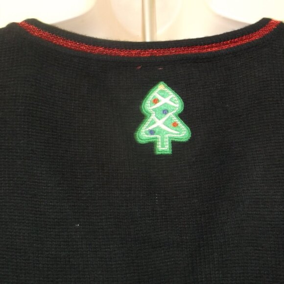 Gingerbread House embroidered Christmas / Winter Sweater Vest - Women's Size XL - Picture 11 of 11